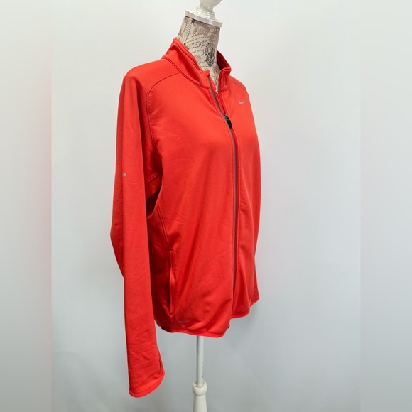 NIKE DRI-FIT Element Red/orange full zip jacket size M. - Picture 6 of 15